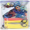 Image 1 : LARGE BAG OF APPROX 50 PAIRS OF ASSORTED SCISSORS