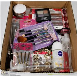 BOX W/NEW PRODUCTS - HAIR, EYE & LIP