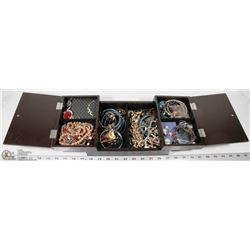 JEWELRY BOX WITH JEWELRY CONTENTS