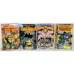 VINTAGE SET OF 4 COMICS, MARVEL DYNOMUTT