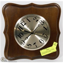 VINTAGE MADE IN JAPAN WOOD CARVED WALL CLOCK