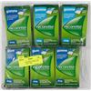 Image 1 : LOT OF 6 NICORETTE 4MG ASST FLAVOR GUM - 30PC