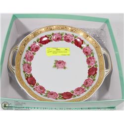 10 INCH LIMOGES FRANCE HAND PAINTED PLATE