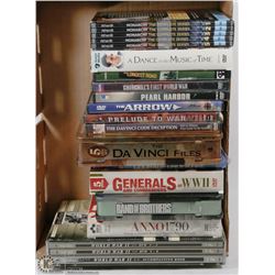 LOT OF 14 HISTORY/WAR SERIES DVD SETS