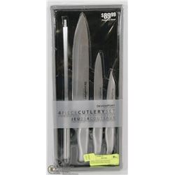 NEW 4 PIECE DEVON PORT STAINLESS STEEL KNIVES