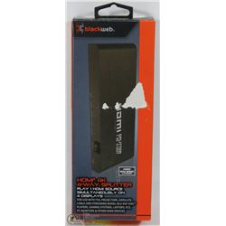 BLACK WEB SPLITTER (1 IN 4 OUT)