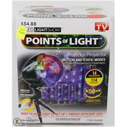 LED LIGHTSHOW POINTS OF LIGHT PROJECTOR
