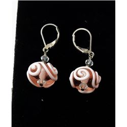 4 - VINTAGE MURANO GLASS EARRINGS