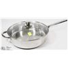 Image 1 : STAINLESS STEEL 5 QUART FRYING PAN WITH LID