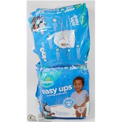 LOT OF 4 PAMPERS EASYUPS 26PK SIZE 2T-3T TRAINING