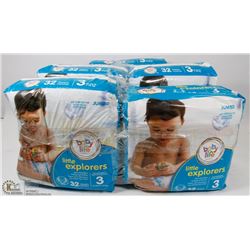 LOT OF 5 BABYLIFE LITTLE EXPLORER 32PK SIZE 3