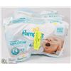 Image 1 : LOT OF 3 PAMPERS SWADDLERS 27PK NEWBORN SIZE
