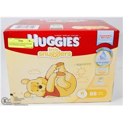 HUGGIES LITTLE SNUGGLERS 88PK SIZE NEWBORN DIAPERS
