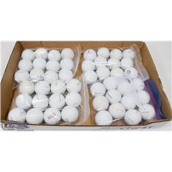 FLAT OF TITLEIST PROV1 RECLAIMED GOLF BALLS.