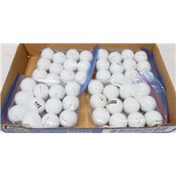 FLAT OF TITLEIST PROV1 RECLAIMED GOLF BALLS.