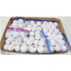 FLAT OF CALLAWAY RECLAIMED GOLF BALLS.