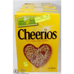 5 BOXES OF 400G CHEERIOS CEREAL