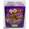 Image 1 : 4 BOXES OF 90 SNACK SIZE CADBURY FUN TREATS