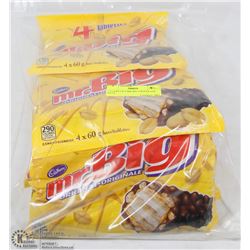 5 PACKS OF 4 MR BIG CHOCOLATE BARS