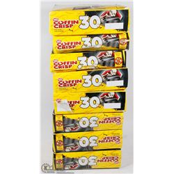 8 BOXES OF 30 COFFEE CRISP MINI BARS