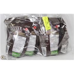 9 PACKS OF M&M MILK CHOCOLATE CANDY