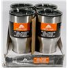 Image 1 : LOT OF 4 OZARK TRAIL 30Z VACUUM INSULATED