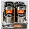 Image 1 : LOT OF 4 OZARK TRAIL 30Z VACUUM INSULATED