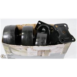 SET OF 4 HEAVY DUTY  5" CASTORS