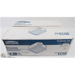 BROAN ECONOMY CEILING WALL MOUNTED FAN IN BOX,.