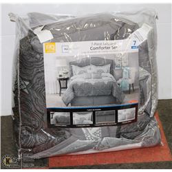MAINSTAYS QUEEN/FULL 7PC COMFORTER SET