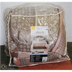MAINSTAYS FULL/QUEEN 7PC JACQUARD COMFORTER SET