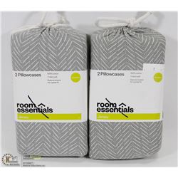 LOT OF TWO PILLOW CASE SETS