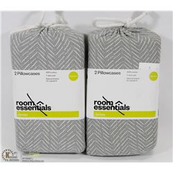 LOT OF TWO PILLOW CASE SETS