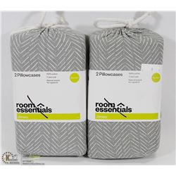 LOT OF TWO PILLOW CASE SETS