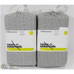 LOT OF TWO PILLOW CASE SETS