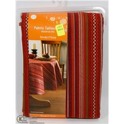 ROUND FABRIC TABLECLOTH SIZE 70" DIAMETER