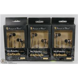 LOT OF THREE HI FIDELITY HEADPHONES