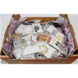 FLAT OF OVER 90 PAIRS OF NEW FASHION EARRINGS