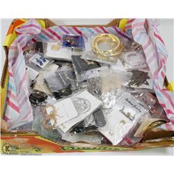 FLAT OF OVER 60 PAIRS OF NEW FASHION EARRINGS