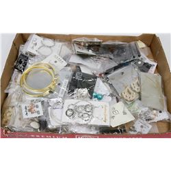 FLAT OF OVER 60 PAIRS OF NEW FASHION EARRINGS