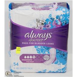 ALWAYS DISCRETE PADS FOR BLADDER LEAKS