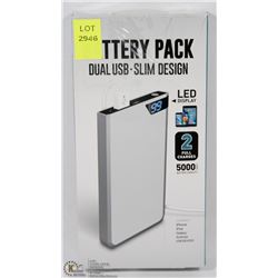 BATTER PACK DUAL USB SLIM DESIGN