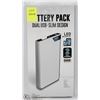 Image 1 : BATTER PACK DUAL USB SLIM DESIGN