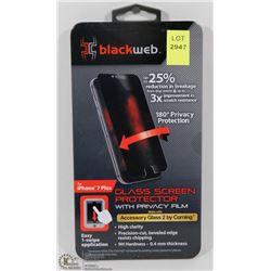 BLACKWEB GLASS SCREEN PROTECTOR FOR IPHONE 7+