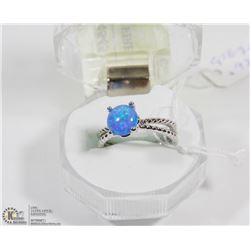 #65-AUSTRALIAN FIRE  OPAL GEMSTONE RING