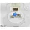 Image 1 : #65-AUSTRALIAN FIRE  OPAL GEMSTONE RING
