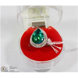 #13-AUSTRALIA FIRE OPAL GEMSTONE RING