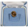 Image 1 : ESTATE BIRKS 10K GOLD PIN WITH STONE