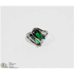 DAZZLING RHINESTONE FINGER RING SIZE 07