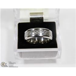 CELTIC DRAGON STAINLESS STEEL RING SZ9